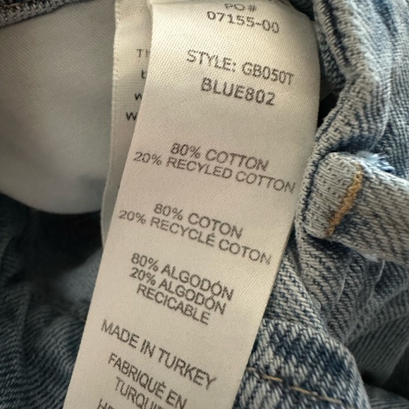 Good American Size 16 Distressed Good Boy Curve Crop Boyfriend Fit Jeans. - Picture 9 of 10